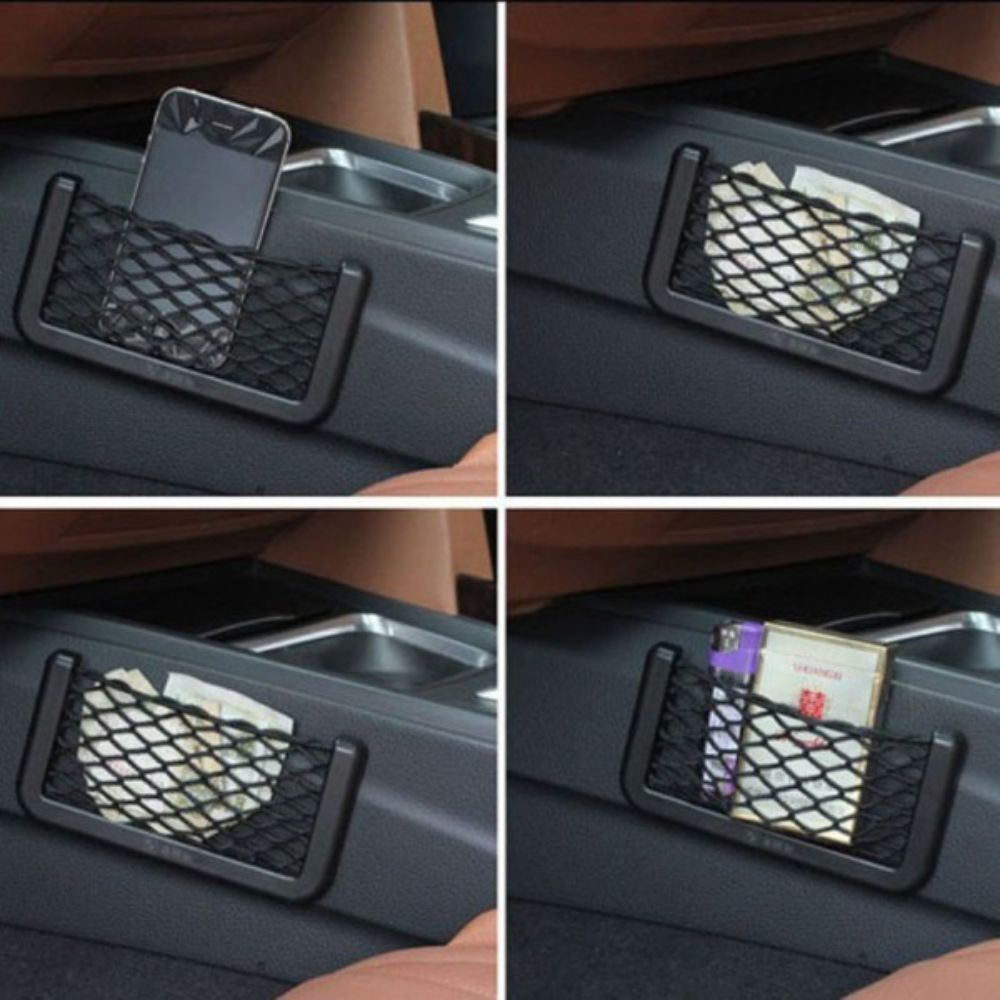 Rete Portaoggetti Adesiva per Auto