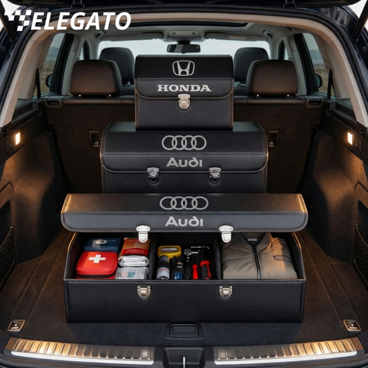 Scatola di immagazzinamento per bagagliaio dell'auto