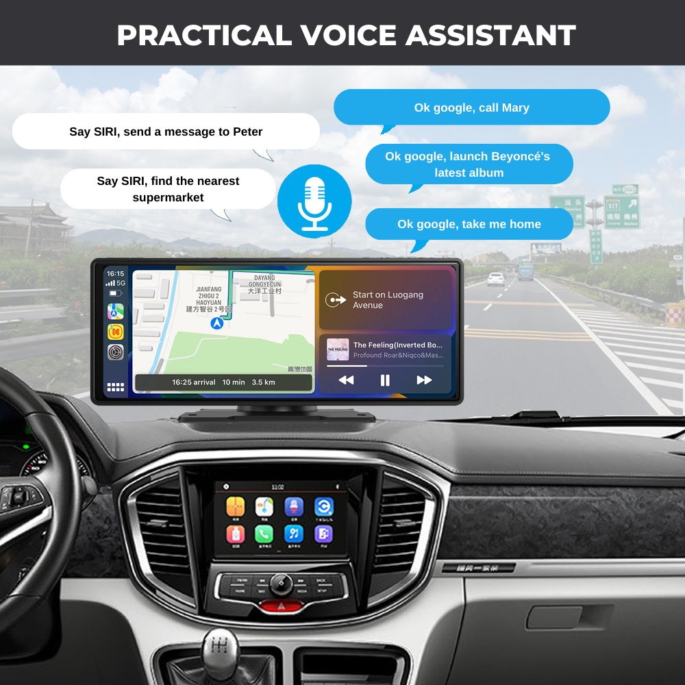 Display HD Connesso con CarPlay e Android Auto