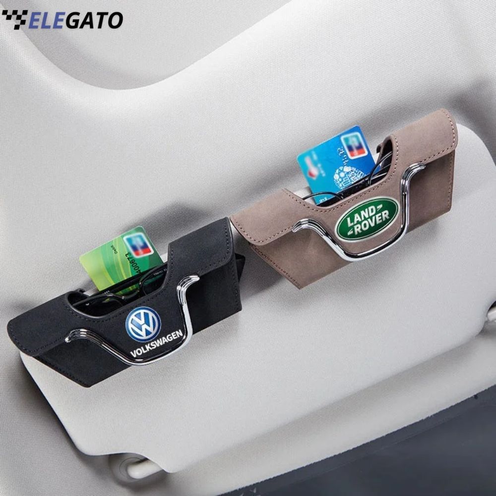 Portaocchiali da sole per auto 2 pezzi - Galleria Veneta Portaocchiali da sole per auto 2 pezzi - Galleria Veneta
