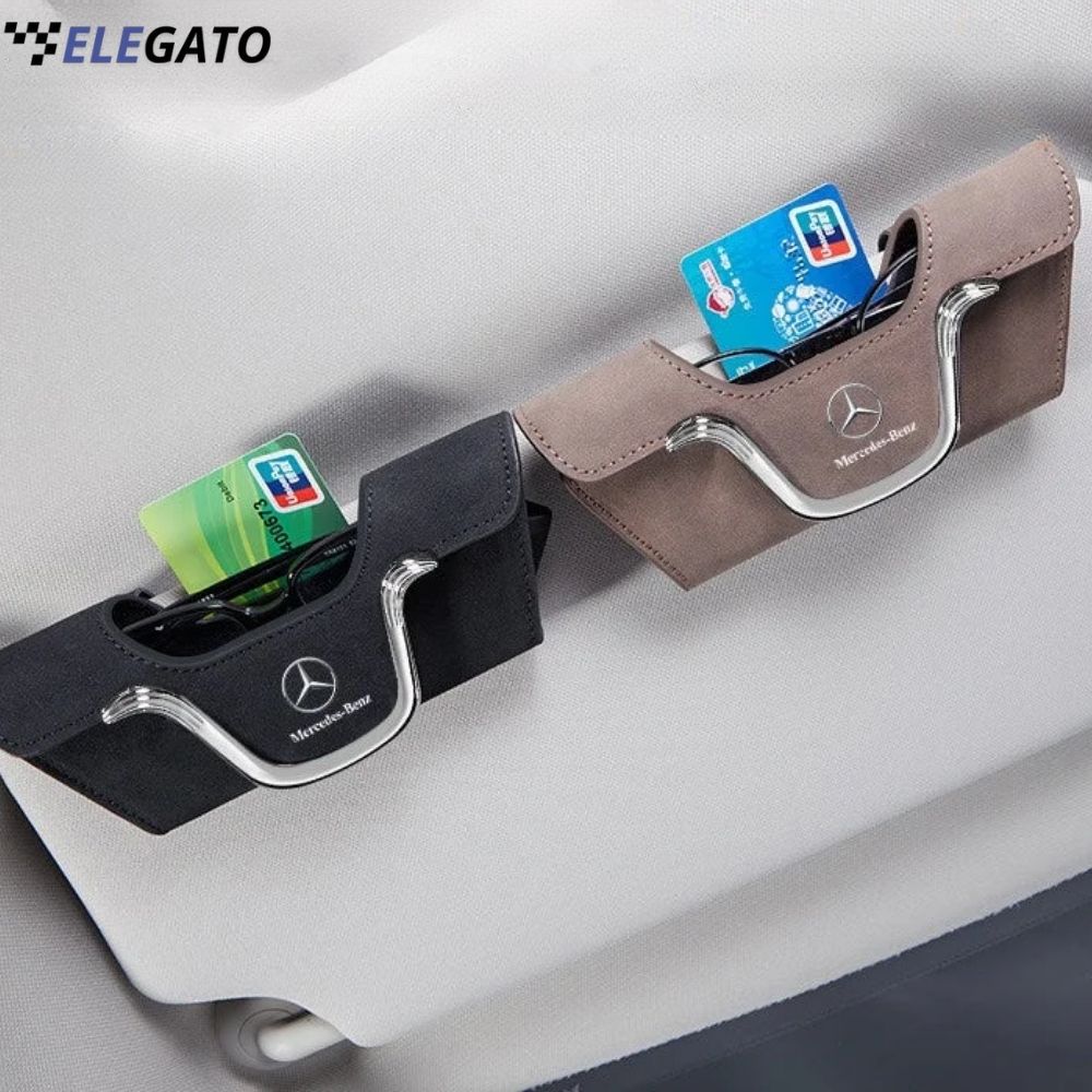 Supporto Occhiali Da Sole SHERING Per Auto - Clip Magnetica In Pelle Supporto Occhiali Da Sole SHERING Per Auto - Clip Magnetica In Pelle