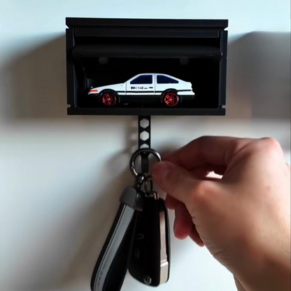 Portachiavi da parete a forma di garage