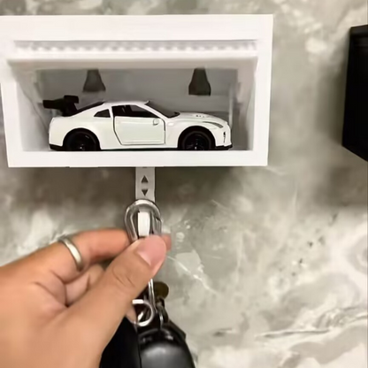 Portachiavi da parete a forma di garage
