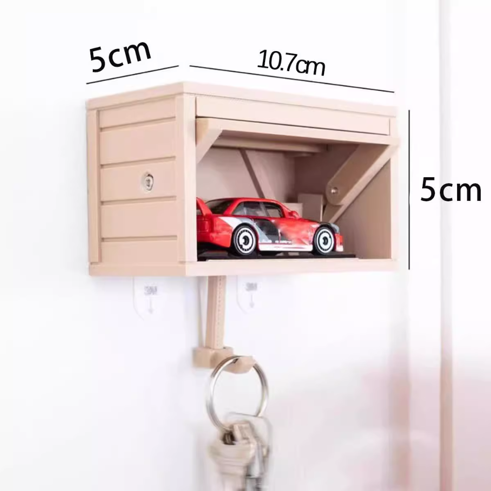 Portachiavi da parete a forma di garage