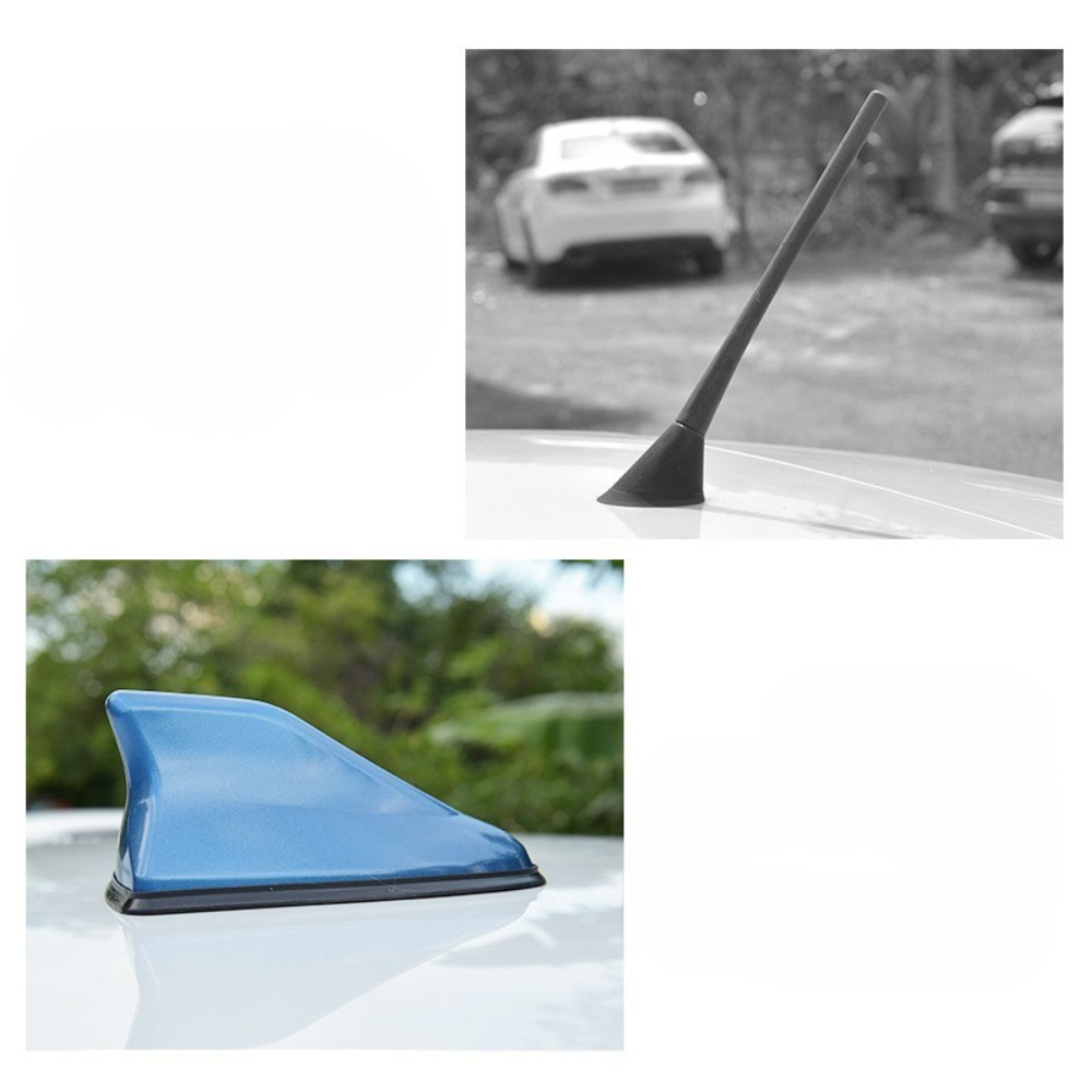 Antenna per auto a forma di pinna di squalo