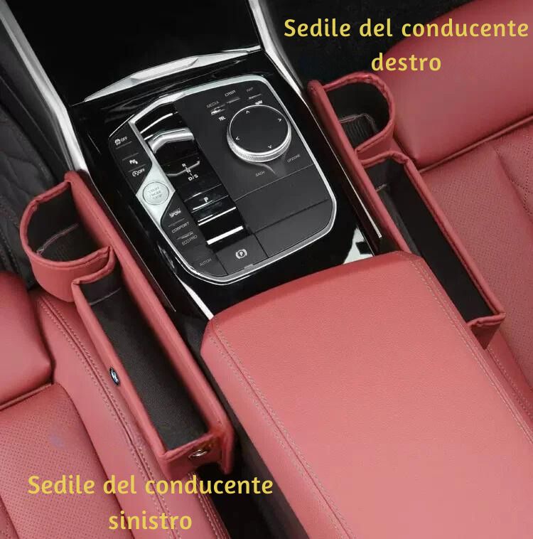 Organizzatore multifunzionale per seggiolini auto (Lato conducente)