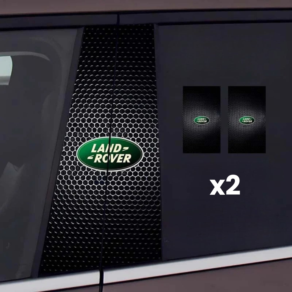 2x Adesivi per finestrino dell'auto con logo