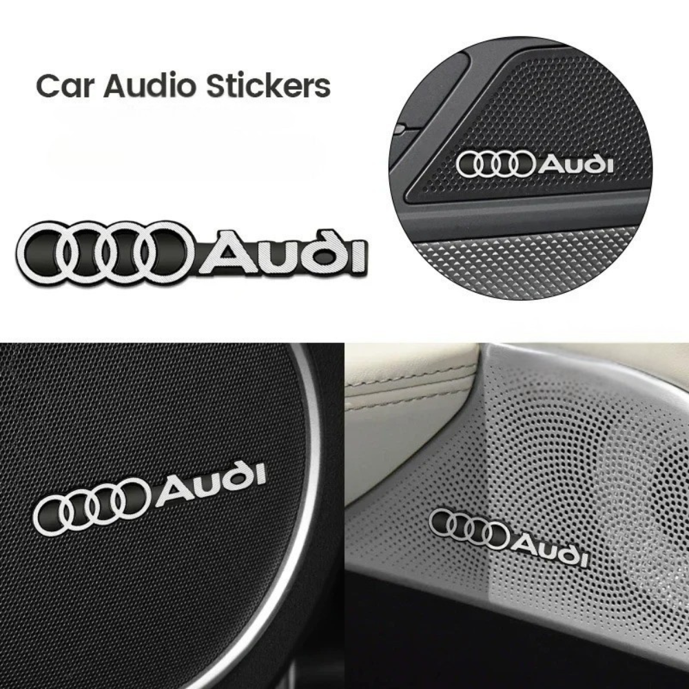 Pack 4 - Adesivo Decorativo 3D per Auto