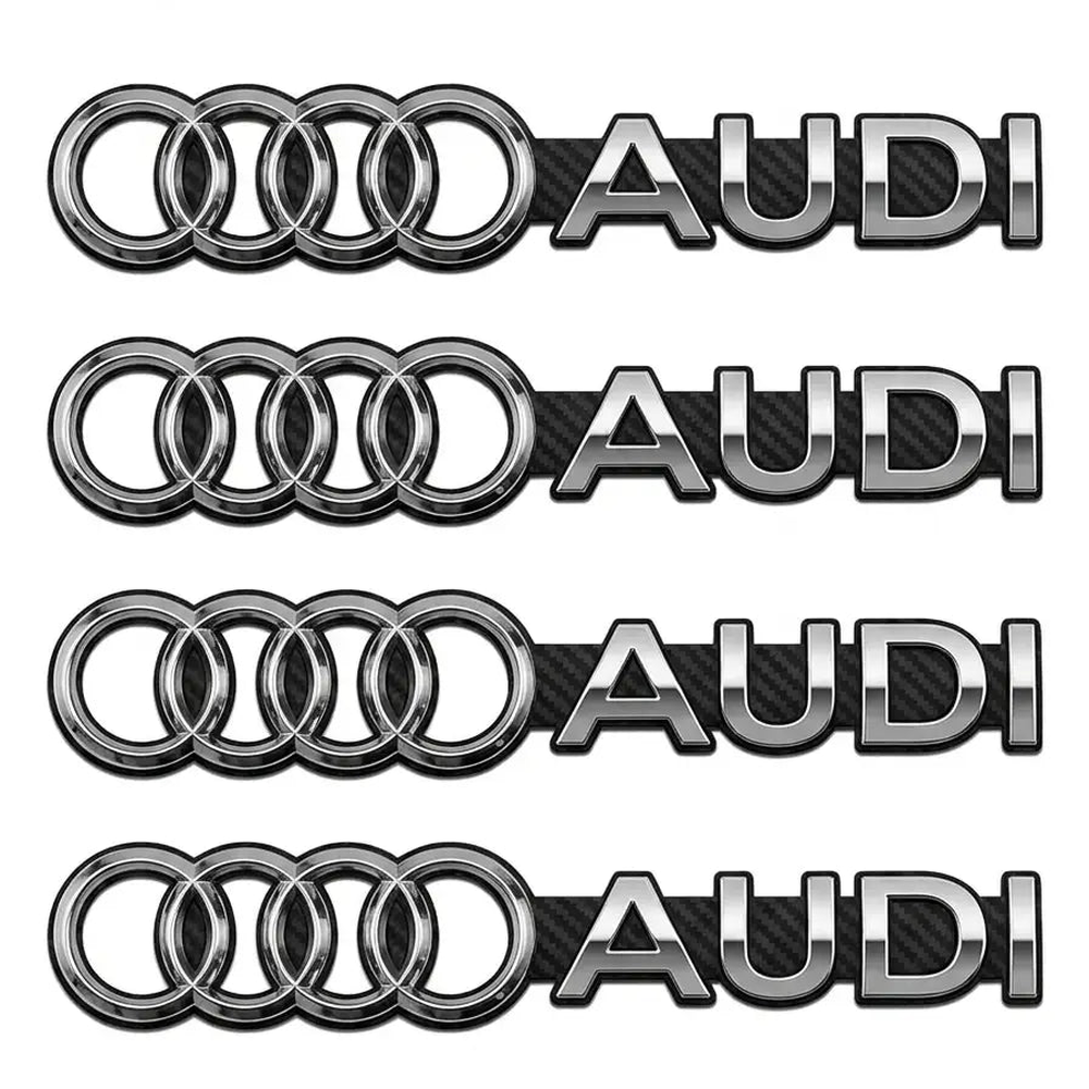 Pack 4 - Adesivo Decorativo 3D per Auto