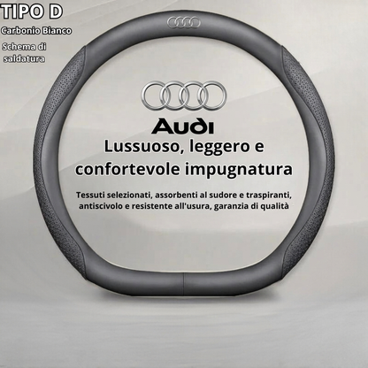 Copertura in Cuoio Personalizzata per Volante Auto