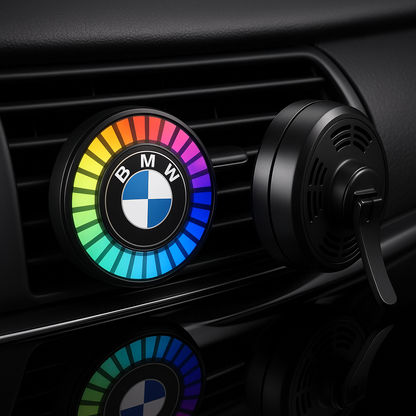 Luce LED per auto con ritmo musicale e logo (con diffusore di aromi)