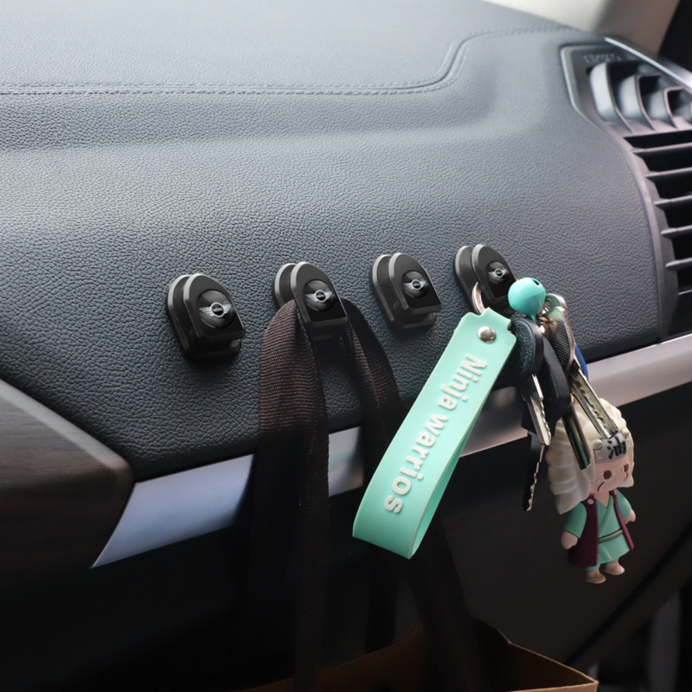 Set di 4 mini ganci autoadesivi