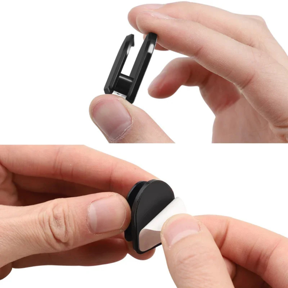 Set di 4 mini ganci autoadesivi