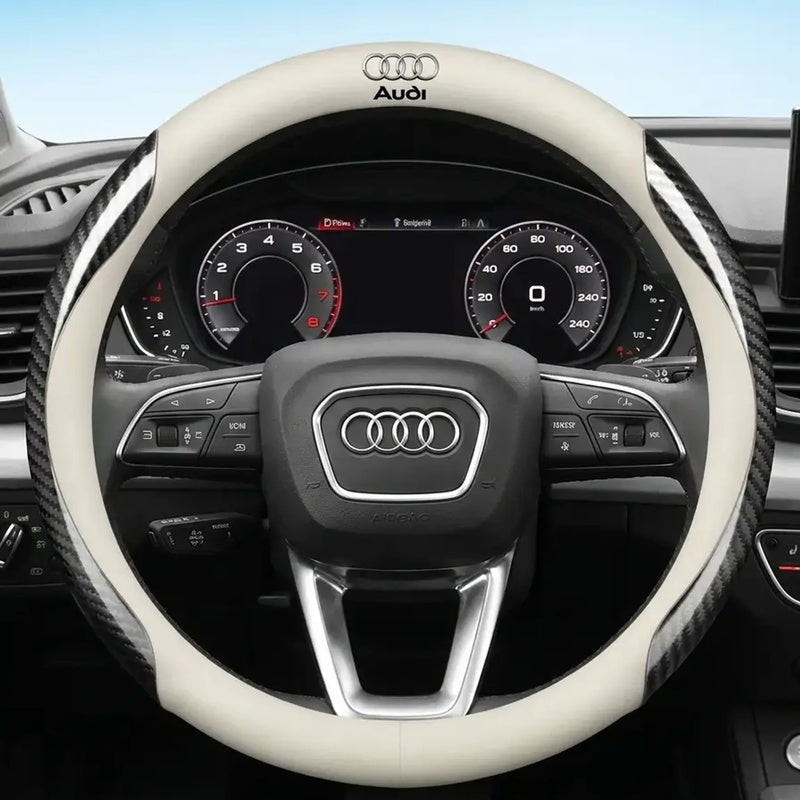 Copertura in Cuoio Personalizzata per Volante Auto