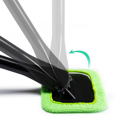 Spazzola per pulizia vetri auto (2 microfibre incluse)