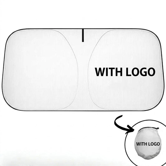 Parasole per auto pieghevole con logo