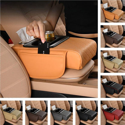 Scatola Portaoggetti Regolabile per Bracciolo Auto